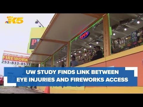 UW study finds link between eye injuries and access to fireworks