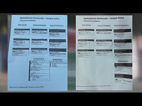 Voter says unofficial sample ballot was misleading