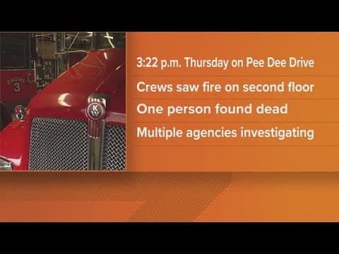 One person dead after Sevier County house fire