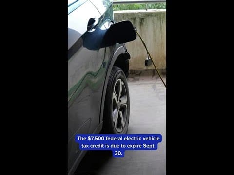 Federal EV tax credit expiring
