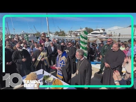 'Blessing of the fleet' takes place ahead of 119th Epiphany celebration in Tarpon Springs