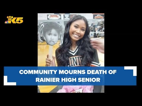 Friends, community mourn 17-year-old Rainier High School cheerleader killed in a car crash