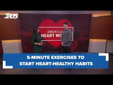Mill Creek trainer shares 5-minute exercises to start heart-healthy habits