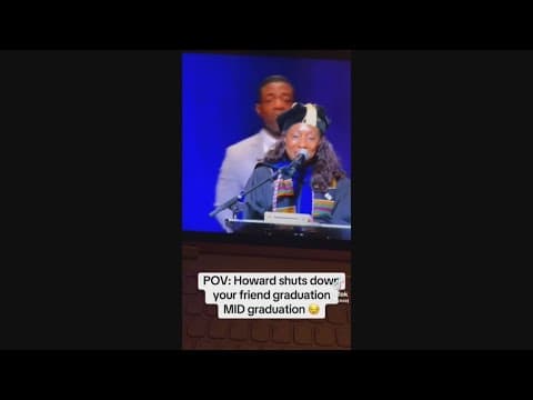 Howard University families frustrated after capacity issues stop graduation ceremony