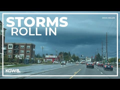 Tornado warning briefly issued for parts of Clark County as rainstorm sweeps in