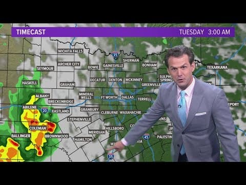 DFW Weather: Showers coming Tuesday, precipitation to clear out mid-week