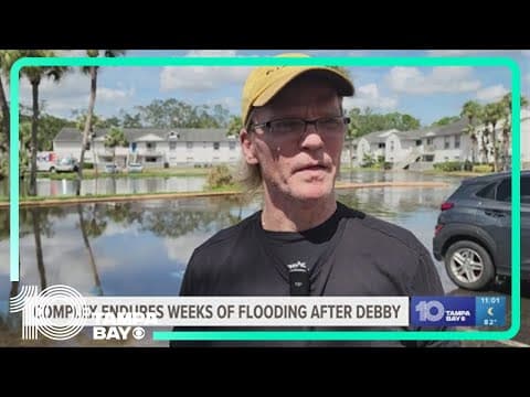 Lake Azzure apartments endure weeks of flooding after Debby