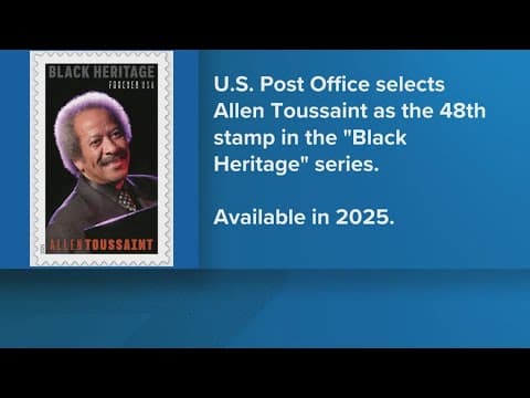 Legendary New Orleans musician honored with Black Heritage stamp