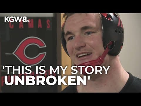 Camas wrestling champion remains 'unbroken' after overcoming tragedy