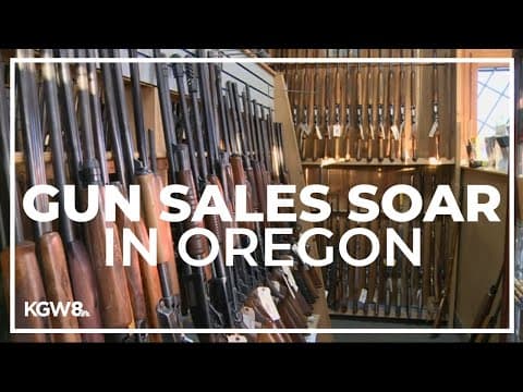 Oregon gun sales soar ahead of new tighter gun law