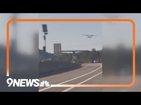 Video: Small Plane Crashes Near Colorado Highway