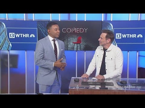 Award-winning comedian Paul Mecurio talks with 13News anchor Matthew Fultz
