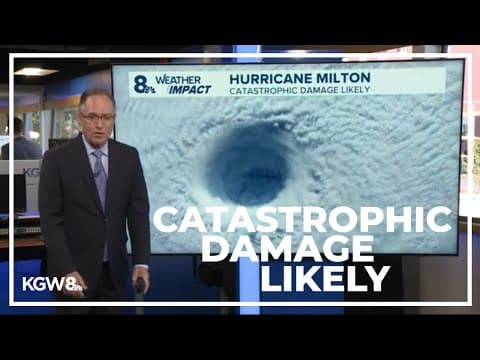 Hurricane Milton expected to bring strong winds after upgrading to Category 5
