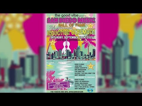 San Diego Music Hall of Fame hosts 7th annual Induction Ceremony