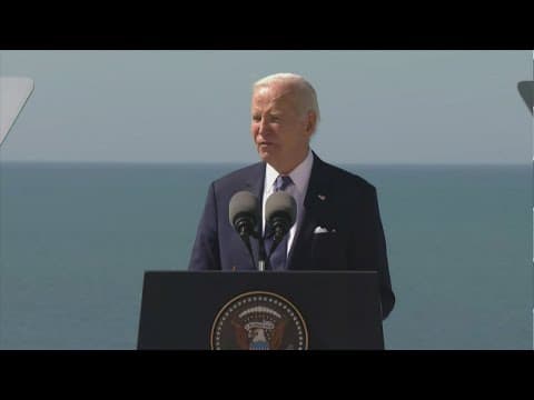 President Joe Biden remarks on the anniversary of D-Day