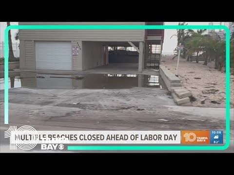 Treasure Island officials ask visitors to avoid Sunset Beach as neighbors work to cleanup after Hurr