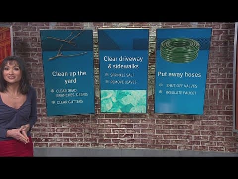 Prepare your home for winter weather now