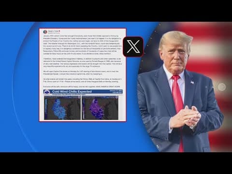 President-elect Donald Trump moves inauguration indoors