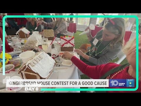 This artist builds gingerbread houses for a good cause