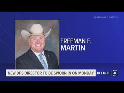 New Texas DPS director to be sworn in Monday