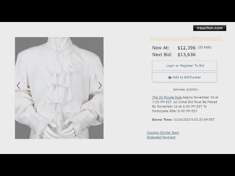 More than 200 items belonging to Prince are up for auction