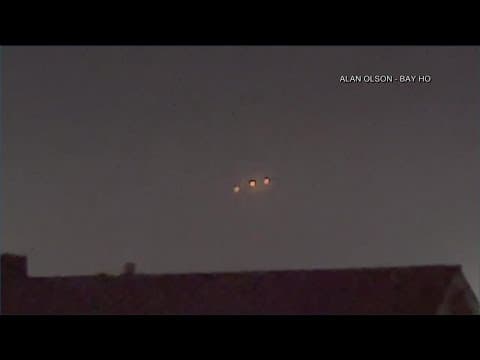 Mysterious lights off San Diego coast light up social media on Monday night