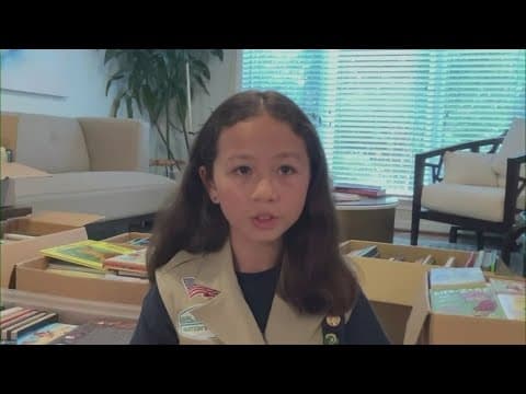 6th grader donates 650 books to children's clinic in Fairfax County