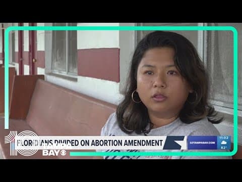 Floridians are divided on abortion amendment on November ballot