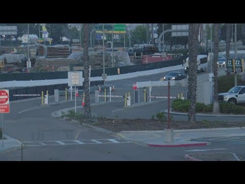San Diego Airport's Terminal 1 parking lot closes for construction