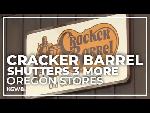 Cracker Barrel to close 3 Oregon locations
