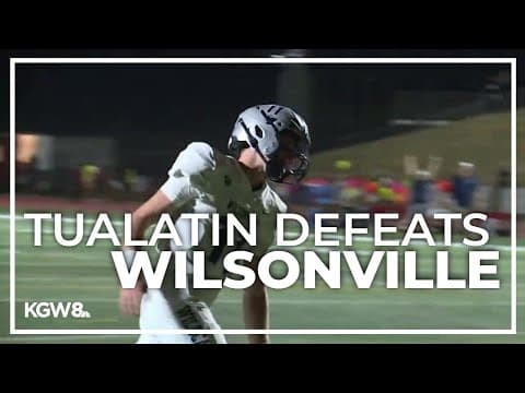 Tualatin outlasts Wilsonville in Your Game of the Week | Friday Night Football