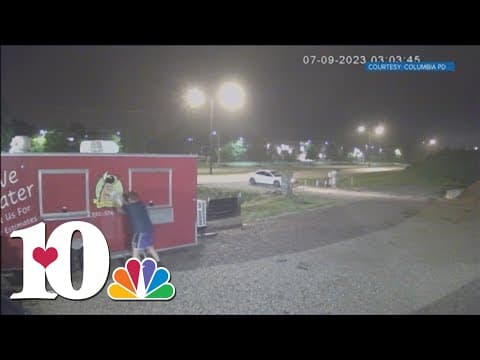 Police release security video of suspect posting alleged KKK flyers in Columbia, TN