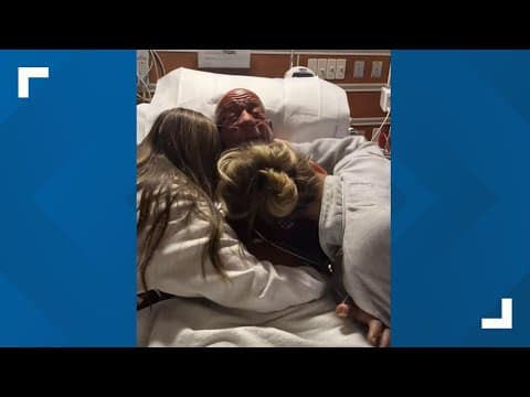 Mark Coleman awake and responsive days after saving his parents from house fire