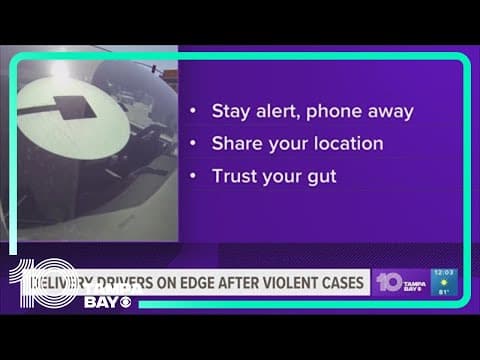 Here are some things for delivery drivers to keep in mind to stay safe