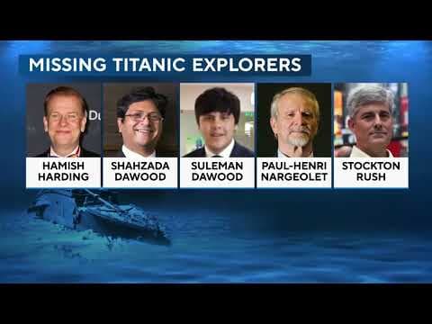Search for the missing Titanic submersible nears the critical 96-hour mark for oxygen supply