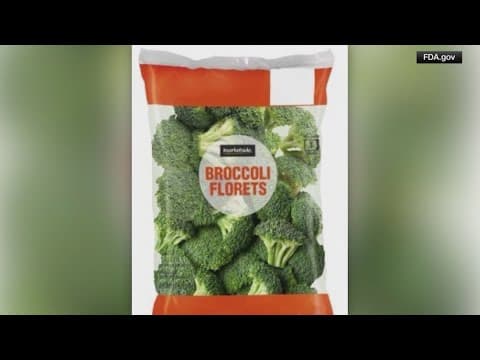 Recall of bags of broccoli florets upgraded