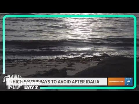 Idalia might have canceled out red tide. Contaminated water remains a risk.