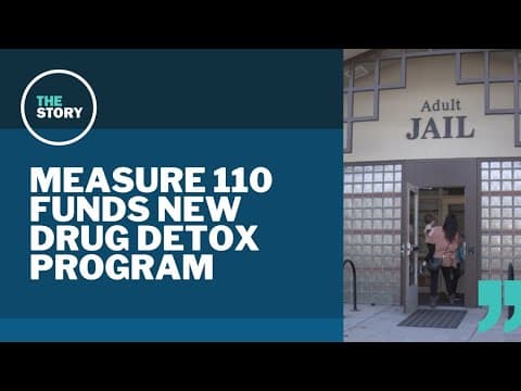 Measure 110 funds new detox program at Deschutes County jail