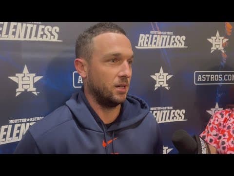 Alex Bregman explains why he's out of the lineup against Chicago