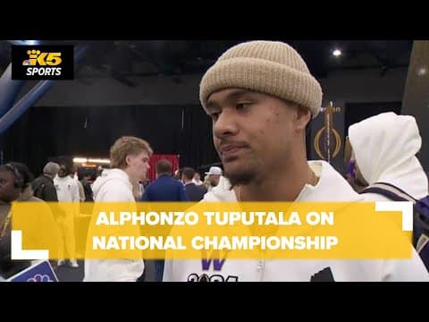 EXTENDED INTERVIEW: UW's Alphonzo Tuputala ahead of CFP National Championship