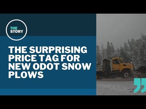 Yes, ODOT's snow plows really do cost about $400K each