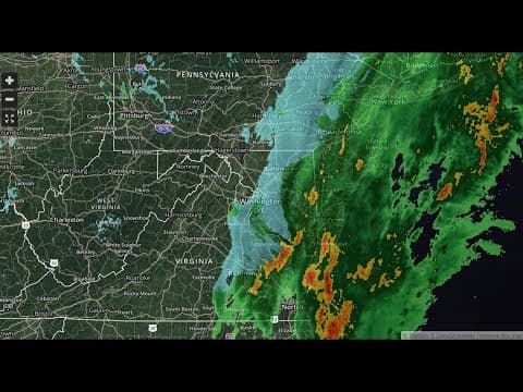 Radar: Rain, snow in the DMV