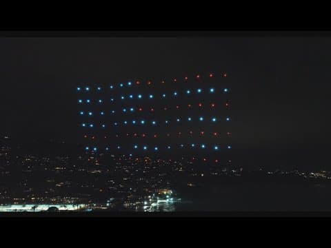 Drone shows rise in popularity for the Fourth of July