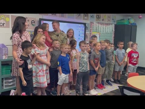 Military family gets special homecoming surprise