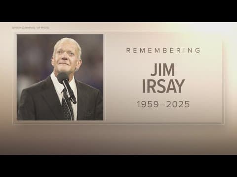 Family, friends say final goodbye at Colts owner Jim Irsay's funeral