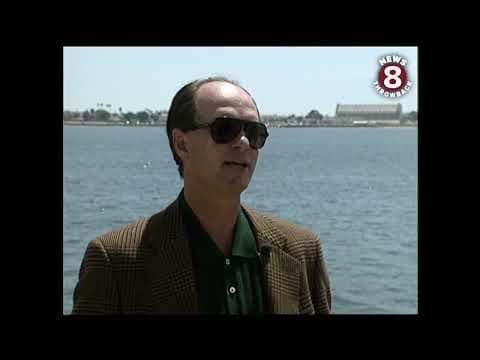 The Discovery of the Titanic author Robert Ballard in San Diego 1995