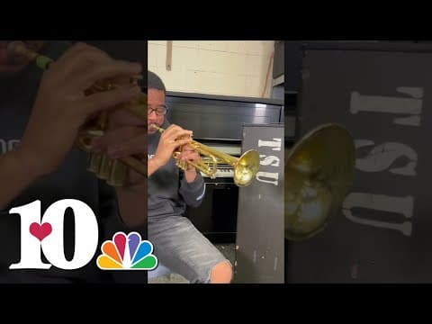 Meet Curtis Olawumi, a 2-time Grammy nominee at Tennessee State University’s Aristocrat of Bands