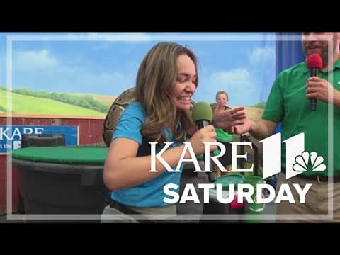 Monty's Traveling Reptile Show stops by the KARE 11 Barn