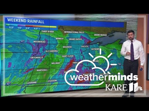 WeatherMinds: Heavy rain over weekend