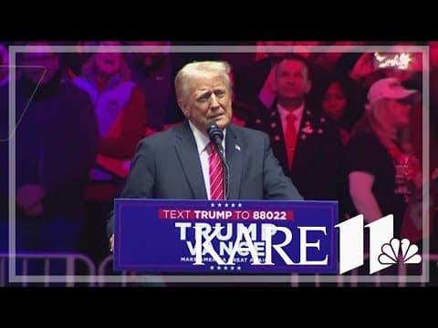 Final preps underway for Trump's inauguration